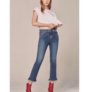 Rag & bone Hana high rise cropped jeans